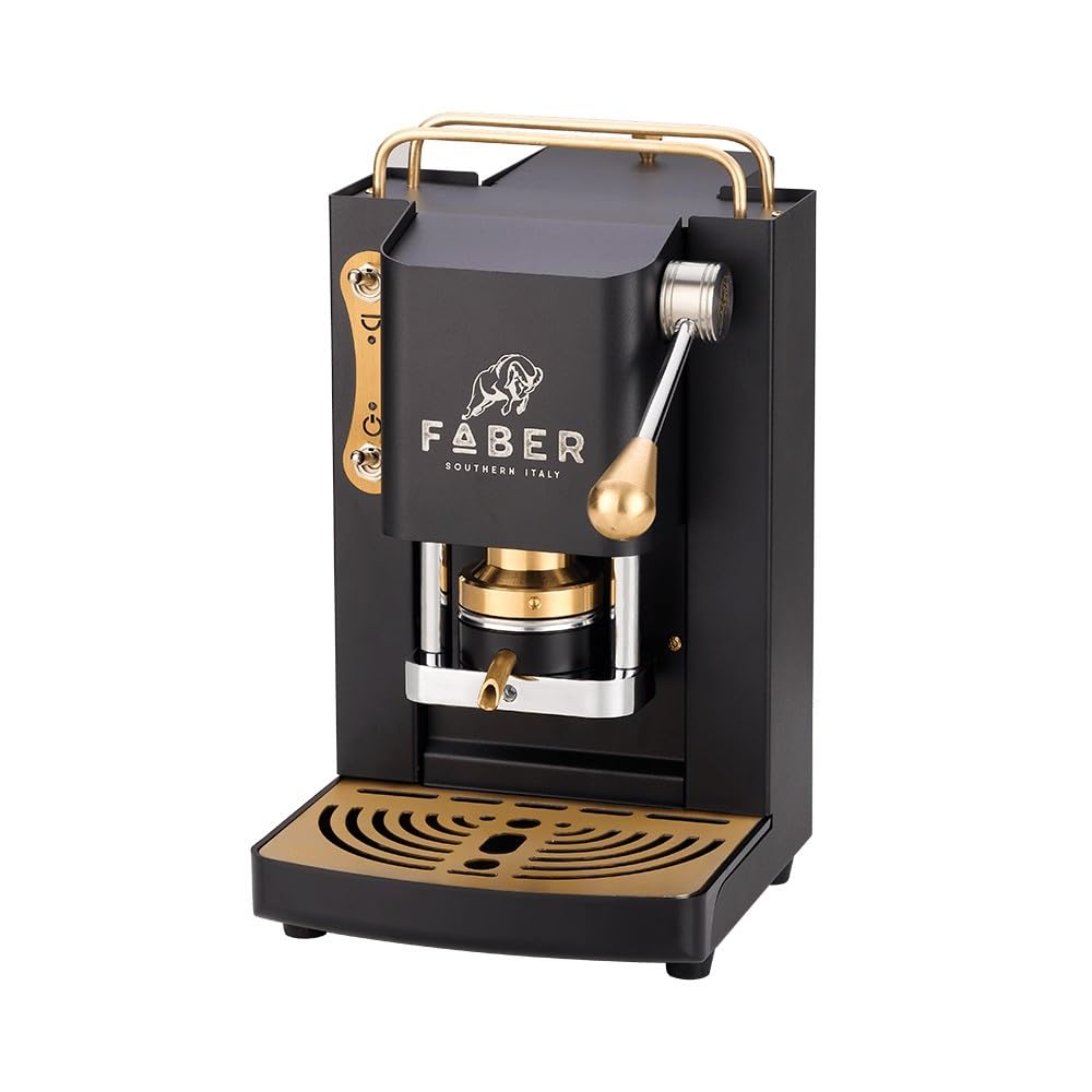 Faber Pro Deluxe Mini - MAT BLACK + 50 dosettes AURA Caffè