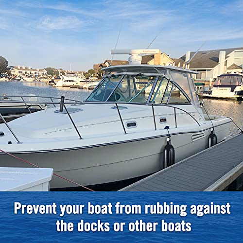 Image of Affordura Boat Fender 4 Pack Boat Bumpers Fenders with 4 Ropes