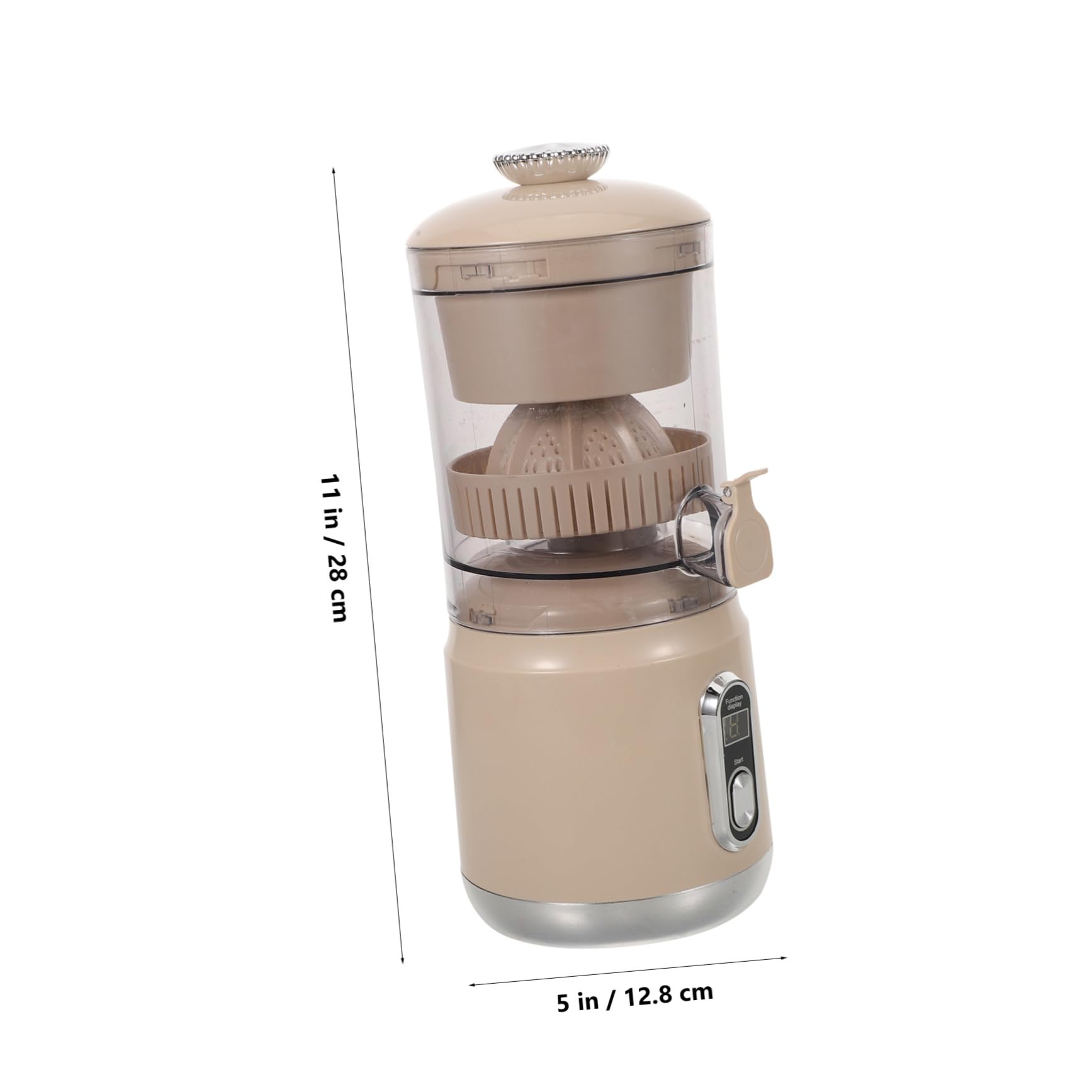 PRETYZOOM Exprimidor de Cítricos Eléctrico de Exprimidor de Naranjas Automático Separador de Pulpa de Fruta Personal para Hacer Jugos de Frutas y Bebidas Saludables Casa