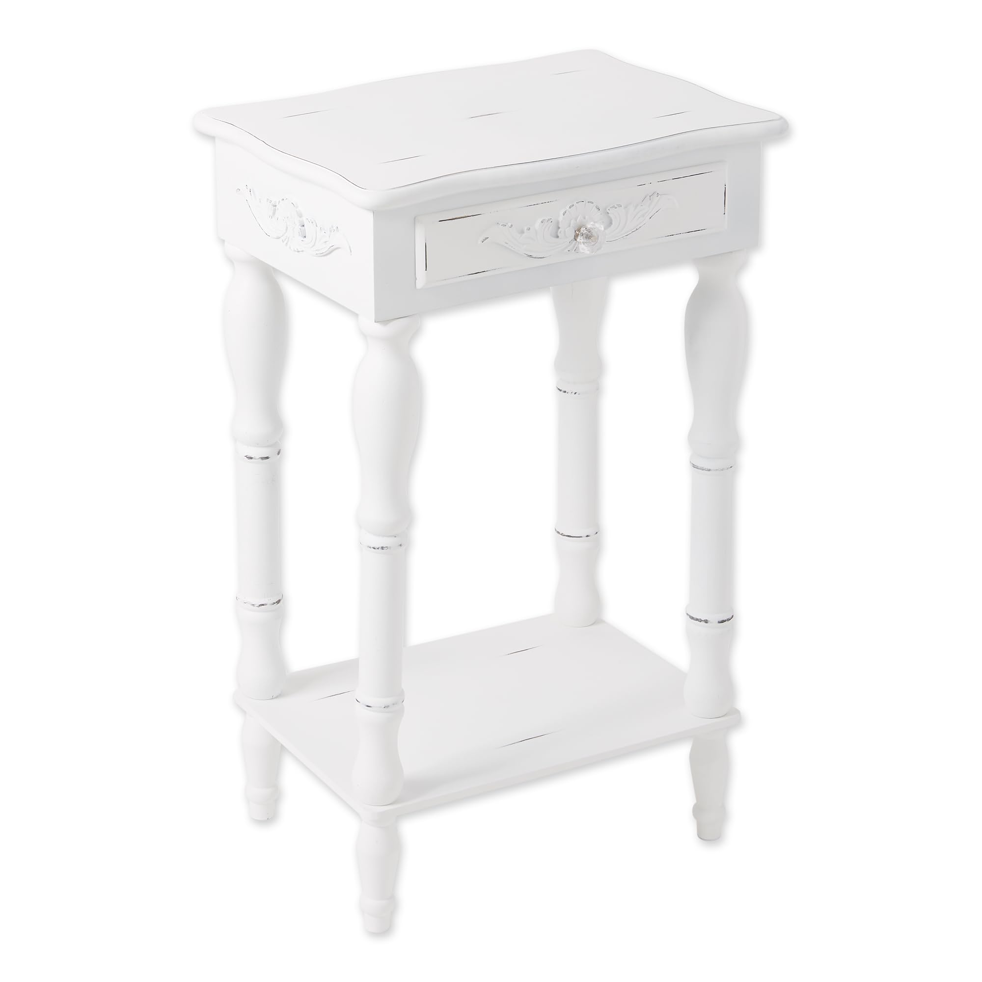 Sunshine Megastore Carved White Side Table