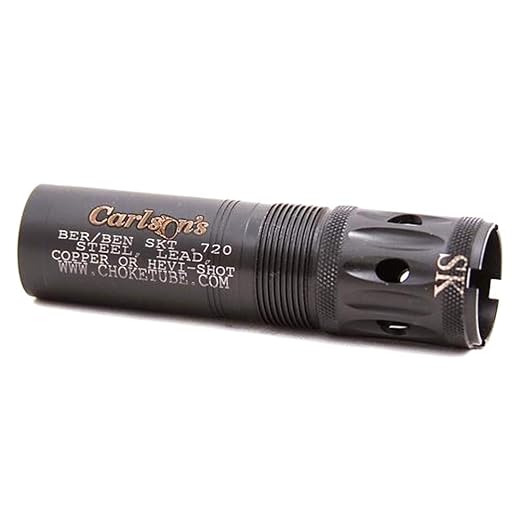 CARLSON'S Choke Tubes 12 Gauge Compatible for Beretta Benelli Mobil | Stainless Steel | Ported Sporting Clays Choke Tube | Made in USA