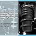 FLOVENTIS 2Pcs Air Spring Bags Suspension Kit for 2009-2024 Ram 1500 and 1500 Classic Pickups Car Rear Air Spring Bags (7X60818HD)
