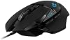 Logitech G G502 HERO Wired Gaming Mouse, LIGHTSYNC technology, 25,600 DPI, 11 Programmable Keys, 121g Weight, Black
