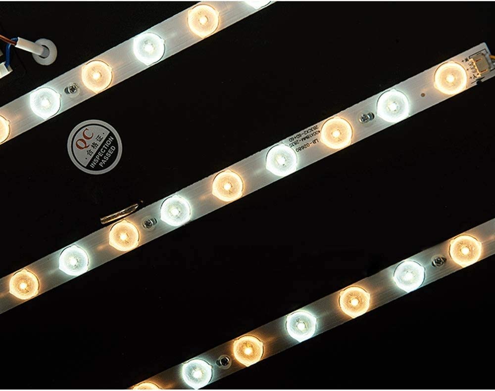 Lampa sufitowa do sypialni, bardzo cienka lampa sufitowa LED, możliwość ściemniania, okrągła, Ø80 cm, 72 W, czarna dioda LED, pilot, sypialnia, kuchnia, jadalnia