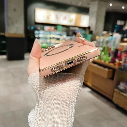 Owncase Magnetic for iPhone 15 Case, (Compatible with MagSafe) (Full Camera Lens Protection) (Reinforced Corners) Shockproof Soft TPU Electroplate Edge Bumper Case for Women, Purple by Owncase - Image 5