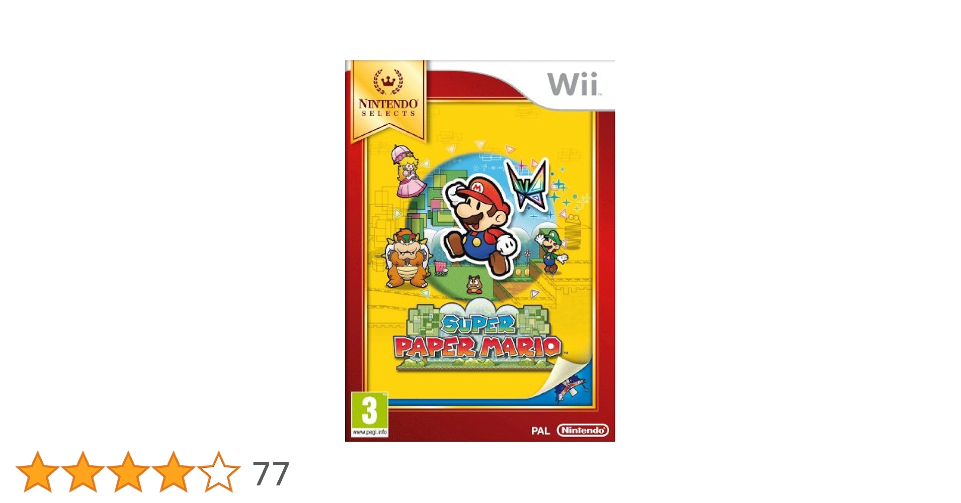 その他 Super Paper Mario (Nintendo Selects) Super Paper Mario (Wii) Complete Refurbished Selects | eBay