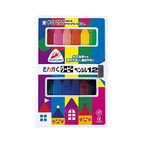 Amazon | サクラクレパス さんかくクーピーペンシル ソフト