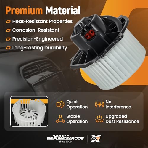 Image of maXpeedingrods HVAC Blower Motor Assembly for BMW E30 3 Series 318i 325i 325e M3 & Z3 1984-2000, Replaces OEM 64111370930 Fits for 318is 325es 325iX Z3 Roadster Coupe