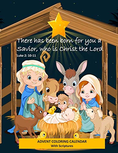 Advent Coloring Calendar with Scriptures