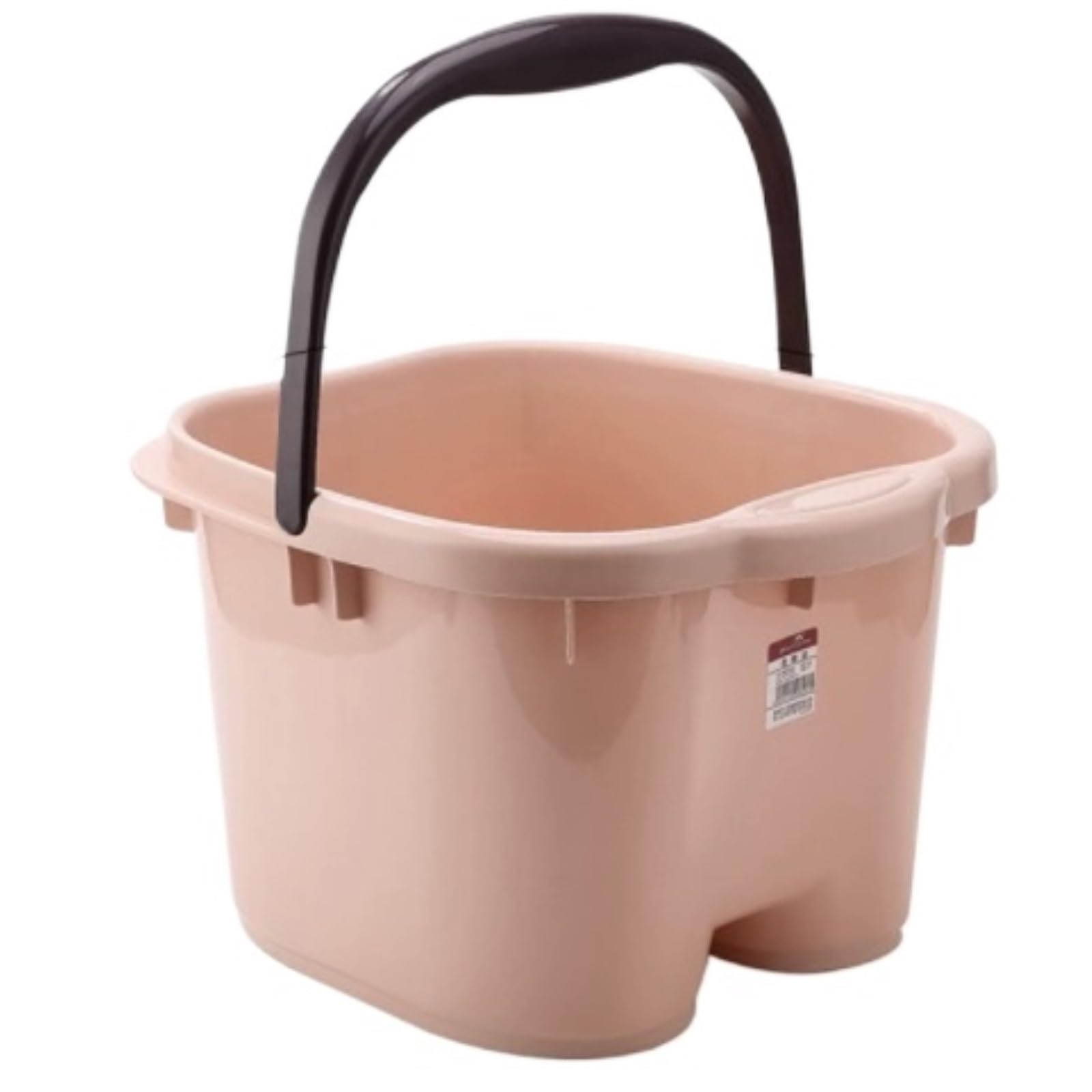 Foot Footbath Bucket Foot Soaking Bath Basin With Massager Tub Plastic Washing Bucket For Home For Sauna Soaking Feet(Pink)