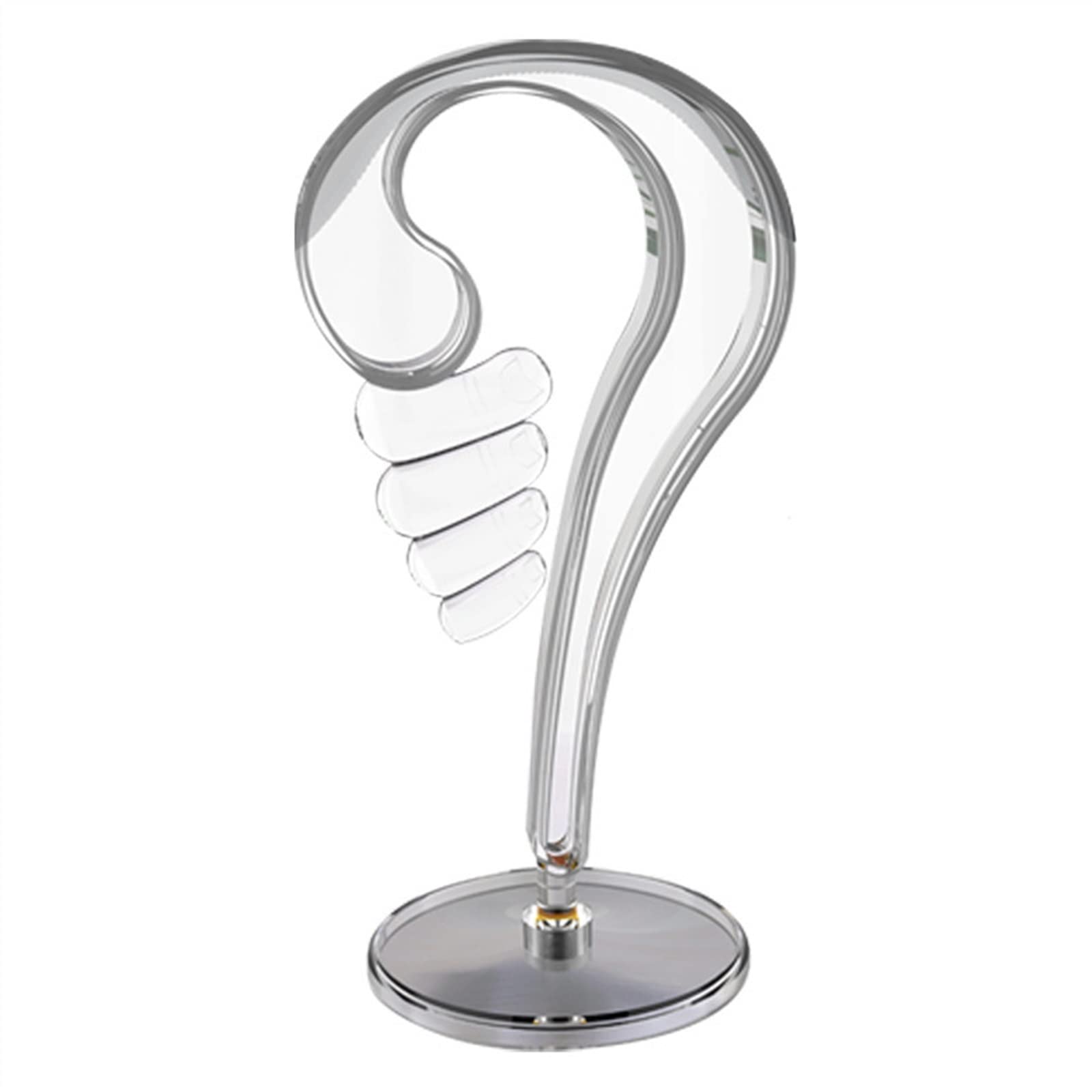 shangguanyun456 Headphone Stand Universal Headphones Stand Holder Detachable Desktop Headset Display Bracket Headphone Hanger with Thickened Base Gaming Accessories(White)