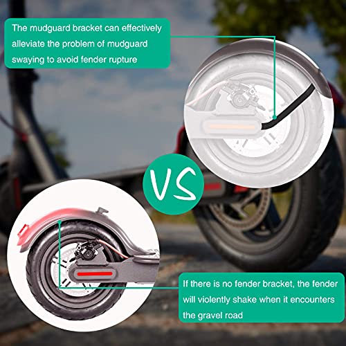 ZUMLLOMA Support de garde-boue arrière pour trottinette électrique Mi Xiaomi M365/M365 Pro - Accessoire de rechange avec vis et bouchons à vis - Image 7