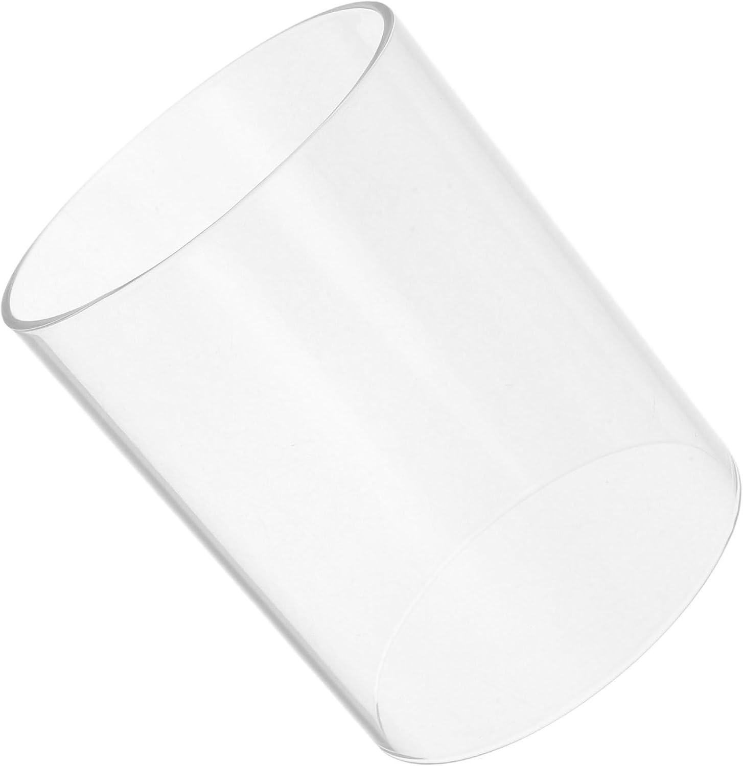 Glass Candle Shade Tube, High Borosilicate, Windproof