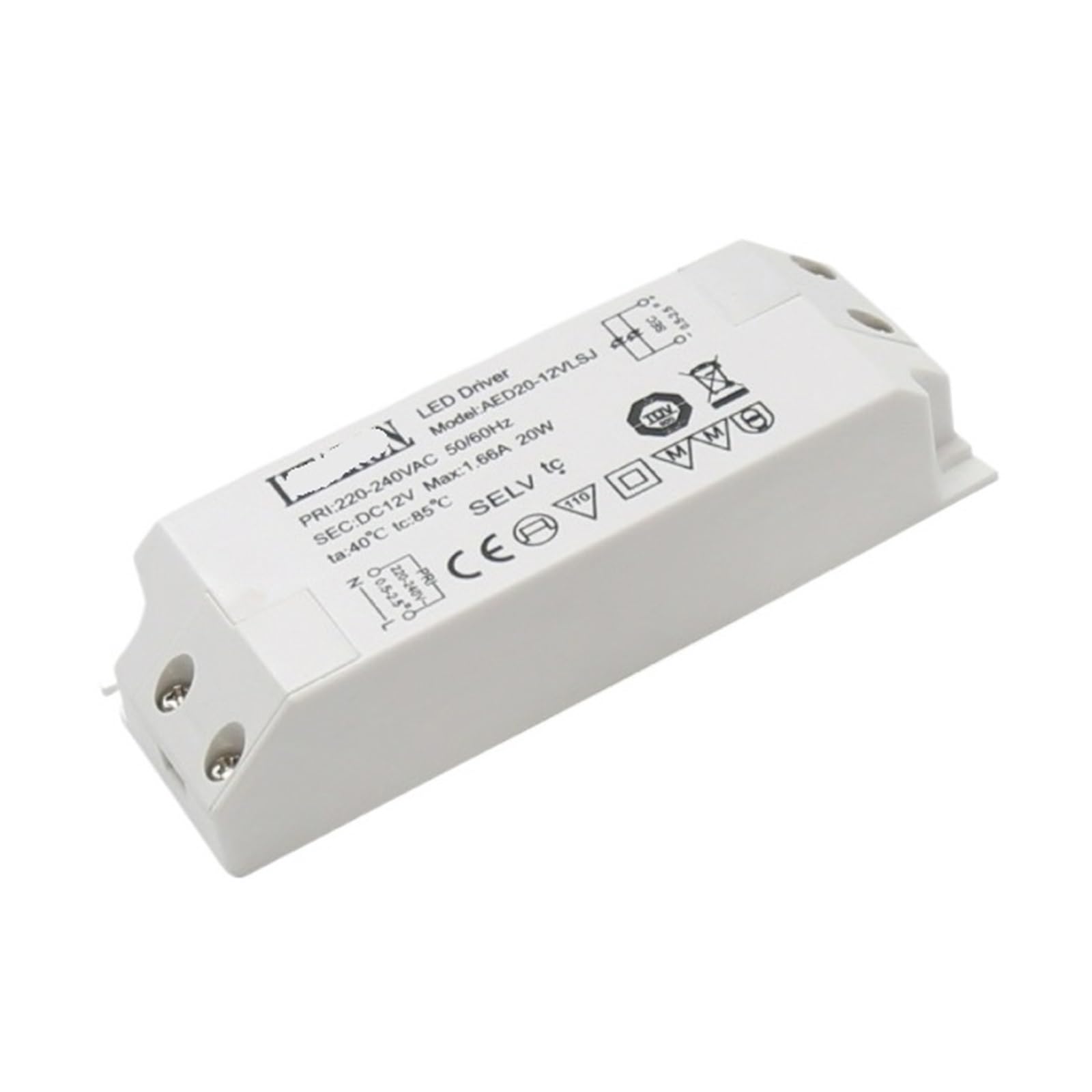 Alimentation LED 12V avec tension constante pour un miroir de salle de bain sans scintillement