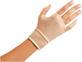 OccuNomix Small Beige Original Occumitts NylonSpandex Therapeutic Support Gloves, 450-3S