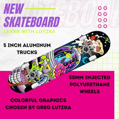 Image of Roller Derby Deluxe Series Complete Skateboard for Beginners, Kids, Teens and Adults