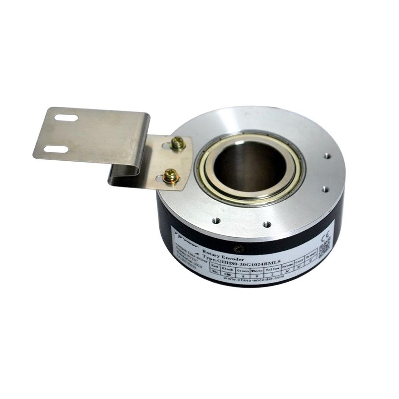 Codeur rotatif GHH80 30mm arbre creux et pilote de ligne TTL 1024 ppr pour signal numérique précis