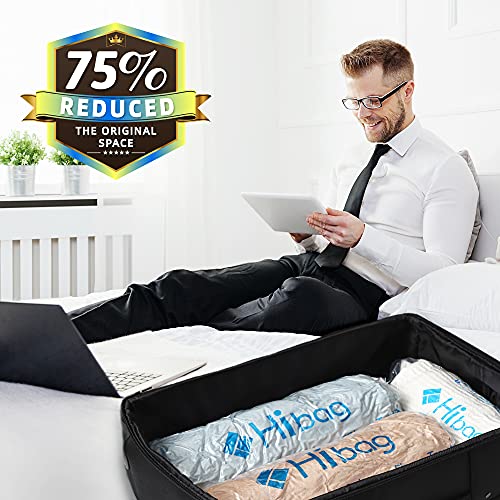 8 Compression Bags For Travel, Travel Essentials Compression Bags, Vacuum Packing Space Saver Bags For Cruise Travel Accessories (8-Pack) #TOP5