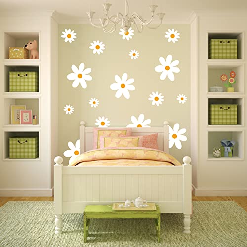 Daisy Wall Decals - Boho Daisy Wall Stickers, Nursery Decor, Kids Room Wall Art, Removable Flower Wall Stickers (Daisy Deco) #TOP6