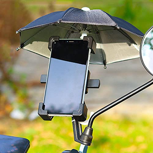 Crazyfly Mini Paraplu, draagbare waterdichte telefoon beschermende paraplu duurzame UV-bescherming paraplu mooie pop decoratie schattige ambachtelijke paraplu voor buiten - Image 7