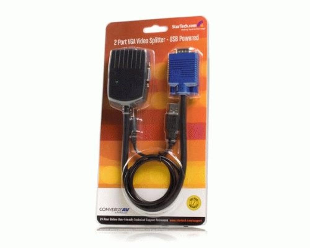 Amazon.com: StarTech.com 2 Port VGA Video Splitter - USB Powered