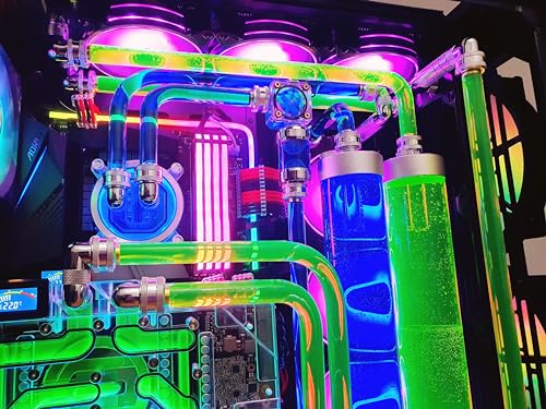 VIXIA High End Custom Watercooled Gaming PC - Intel Core i9 14900KS 6.2GHz - Nvidia GeForce RTX 4090 DDR6X 24GB - DDR5 64GB 6000MHz - PCIe4.0 M.2 NVME 2TB - Full Dual Cooling - VXF-20B - Image 4