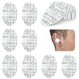 100 Stück Wasserdicht Ohr Patches Transparente Ohrpflaster Wasserdicht Erwachsene Ohr Wasserdichte Aufkleber Ohrabdeckungen Patch Ohrenschützer zum Duschen Schwimmen Surfen Haarfärbemittel