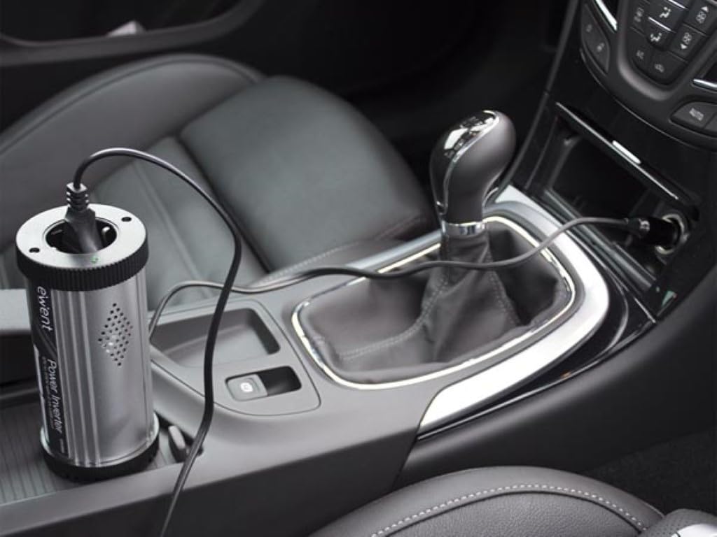Eminent EM3995 - Inversor Convertidor de Tensión para Coche, Enchufe para Coche (12 V, 230 V, CC, 150 W, con conectores USB, incluye encendedor de cigarrillos)