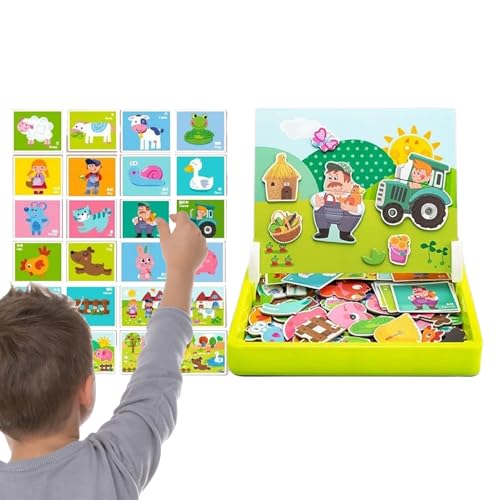 Puzzles magnétiques pour tout-petits en édition compacte avec finitions soignées - 4