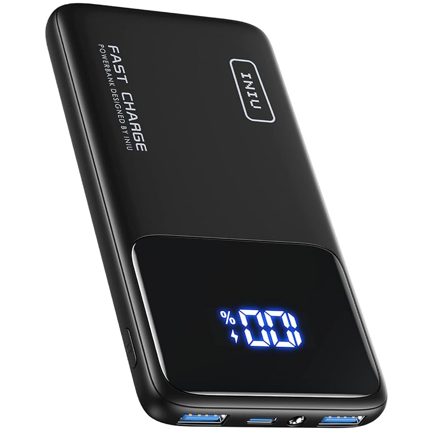 Immagine del prodotto INIU Power Bank, Slimmest Fast Charge Powerbank 10500mAh, 22.5W Caricatore Portatile PD3.0 QC4.0 USB C Input & Output, Caricabatterie portatile per iPhone 15 14 13 12 Pro Samsung S21 etc