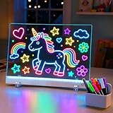 Light Up Led Drawing Board for Kids - Rechargeable 9.8