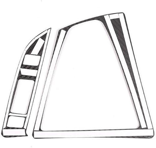 Miniatura 7 de YIWANG 100% fibra de carbono real coche cambio cambio marco marco marco ajuste para BMW M3 M4 F80 F82 F83 2014-2018 mano izquierda accesorios