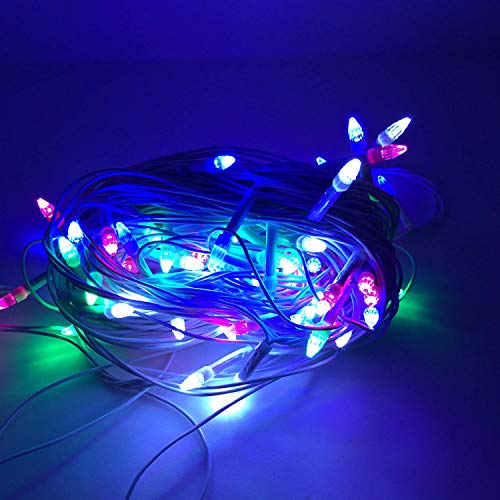 Image of MIRADH 8 Mode LED Waterproof String Light Rocket Shaped, 20M 66ft LED Fairy Lights for Diwali Led Light for Home Decoration, String Light for Decoration (Multi-Color)