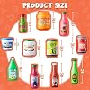 JOYIN 30Pcs Play Food Grocery Cans, Play Kitchen Accessories, Includes Drink, Juice, Jar, Seasoning, Water Bottle, Sauce, Yogurt, Ice Cream, Snack Box, Kids Gifts & Indoor Toys #4