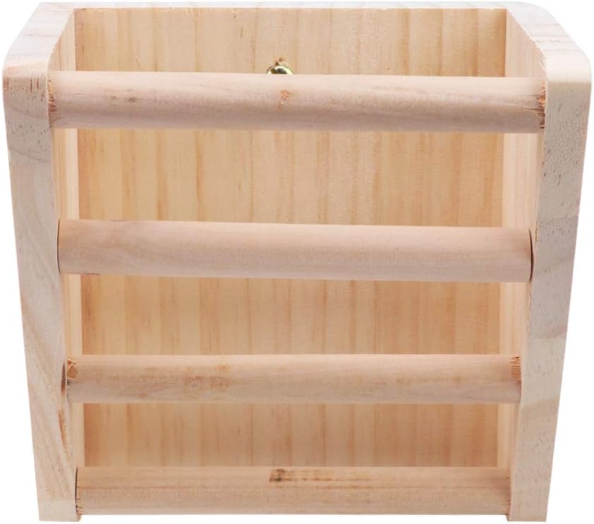 Wooden Guinea Pig Feeder - Rabbit Food Timothy Feeding Manger Rack for Bunny,Chinchilla, Hamster and Other Small Animals