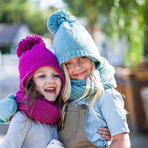 Kids Warm Winter Earflap Knit Hat (Fleece Lined)3