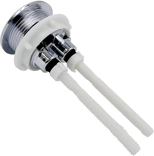Botón de tanque de inodoro Botón de inodoro con doble empuje de botón de inodoro de repuesto con diámetro de rosca (1.890 in1.86 pulgadas)