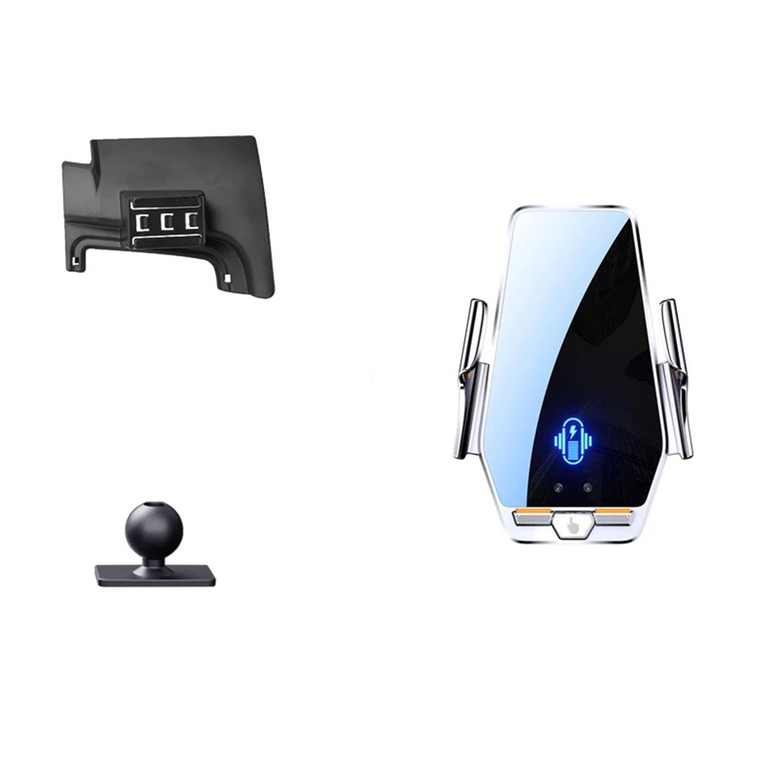 MOGFLMAN Car Phone Holder for VW Touareg 2011-2018, LHD Car Phone Holder