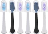 Vista 3 de PDEEY Toothbrush Heads Replacement for Jetwave Sonic Edge Toothbrush, with Head Cover 6 PCS
