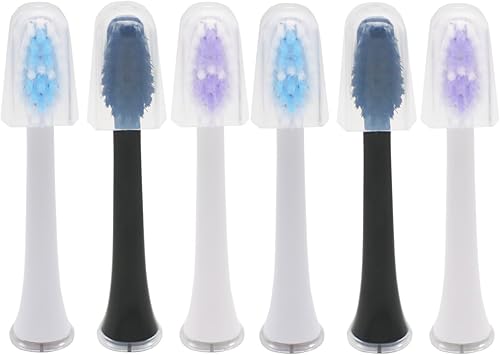 Miniatura 3 de PDEEY Cabezales de repuesto para cepillo de dientes Jetwave Sonic Edge, con cubierta de cabeza, 6 unidades