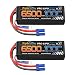 Powerhobby 3S 11.1V 6500mAh 100C Lipo Battery Pack w EC5 Connector Soft Case ( 2 Pack ) : Fits Proboat Voracity / Losi Lst XXl2-E / Zelos 48 / Zelos 38