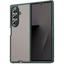 Samsung Galaxy Z Fold 7 Case Compatible Samsung Galaxy Z Fold 7 Case Translucent Matte Silicone Protective Case Ultra Thin Phone Case Shockproof Anti-Scratch Anti-Fingerprint TPU Green