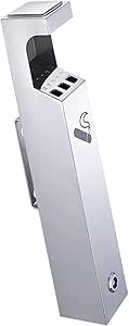 Wall-mounted Ashtray - M2 - CITY DESIGN - Stainless Steel / For Outdoor