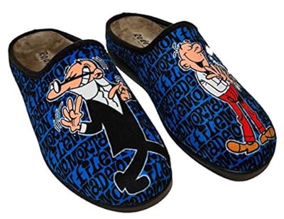 Rodevil Zapatillas cómodas andar por casa Mortadelo y Filemón - Licencia Oficial (43 EU, Sistema tallas calzado EU, Adulto, Números, mediano, 43) | Ya disponible en tu tienda friki favorita! En mundofriki.es! Rodevil Zapatillas cómodas andar por casa Mortadelo y Filemón - Licencia Oficial (43 EU, Sistema tallas calzado EU, Adulto, Números, mediano, 43) | Ya disponible en tu tienda friki favorita! En mundofriki.es!