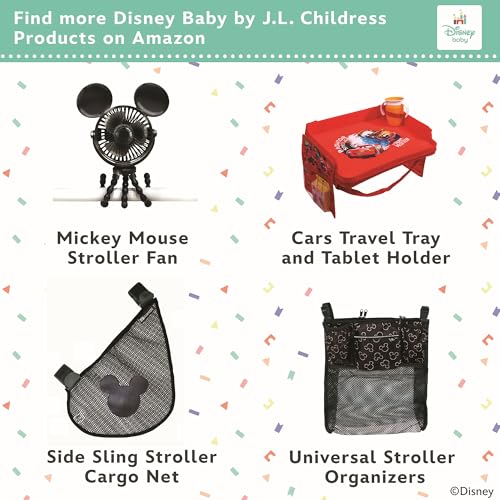 Image of Disney Baby by J.L. Childress ColorMe Disposable Placemats - Stick on Disposable Placemats for Baby, Toddlers, & Kids, for Travel, Picnic, & Dining Coloring Activities, Child Table Mat - 24 Pack, Cars