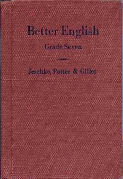 Hardcover Better English Grade Seven Book