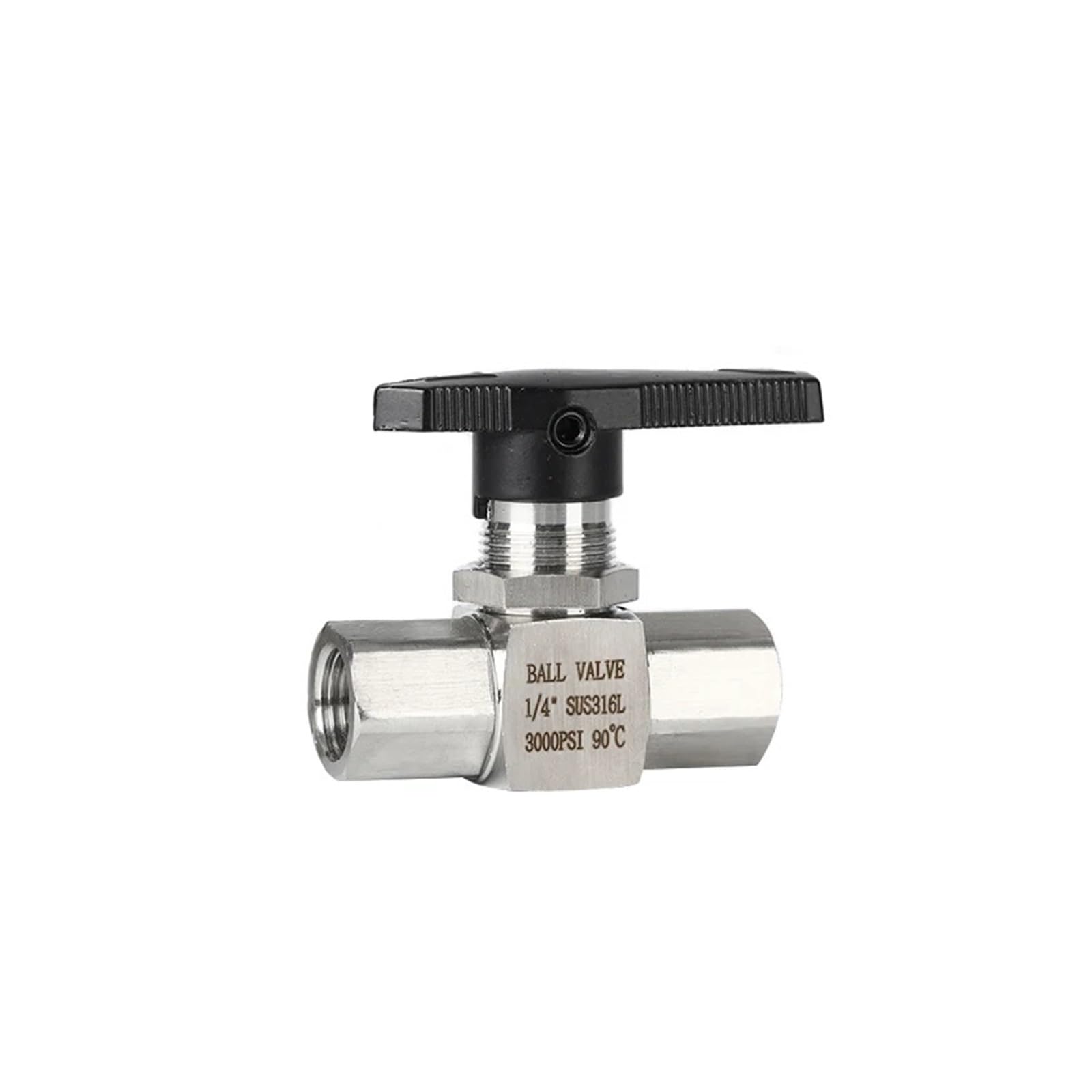 Robinet à tournant sphérique en acier inoxydable NPT pour haute pression