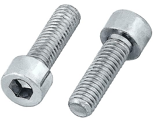 HEXATON Hex Socket Cap Metric Screws Allen - M6 x 16 mm - 100 Pieces - Galvanized Steel - Fully Threaded - DIN 912 ISO 4762