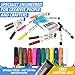 Paint Pens for Rock Painting - Ceramic, Wood, Metal and Glass. Set of 12 Vibrant Extra Fine Tip Paint Markers, Fast Drying, Water Resistant