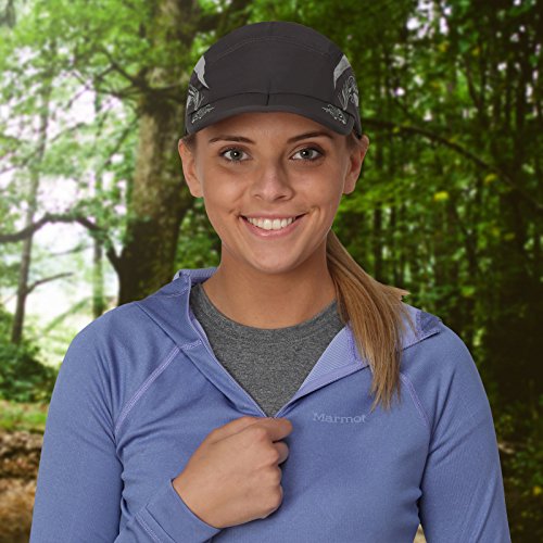 Trailheads Women's Folding Bill Cap - Charcoal/Grey #TOP2